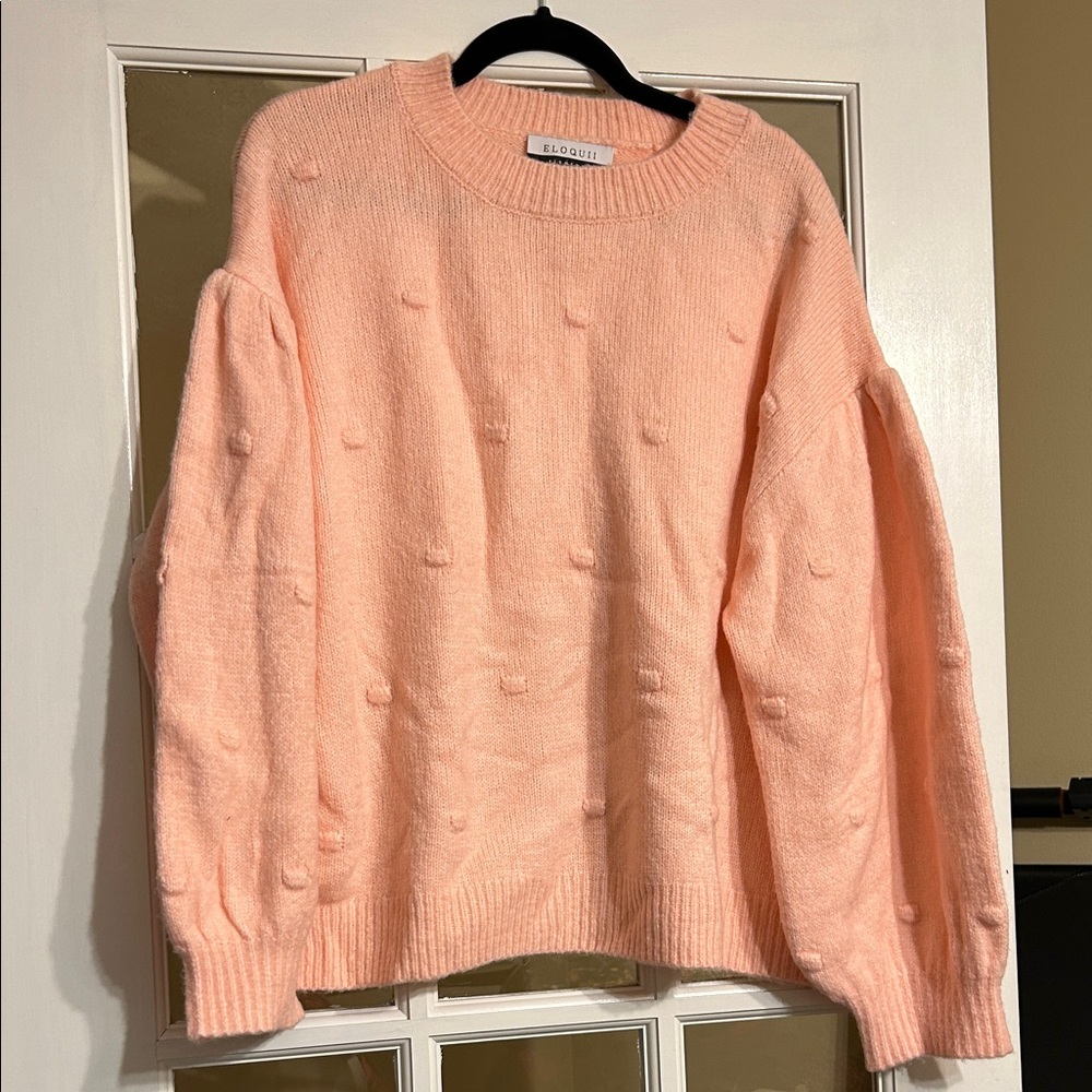 Pink Women's Drop Shoulder Sweater